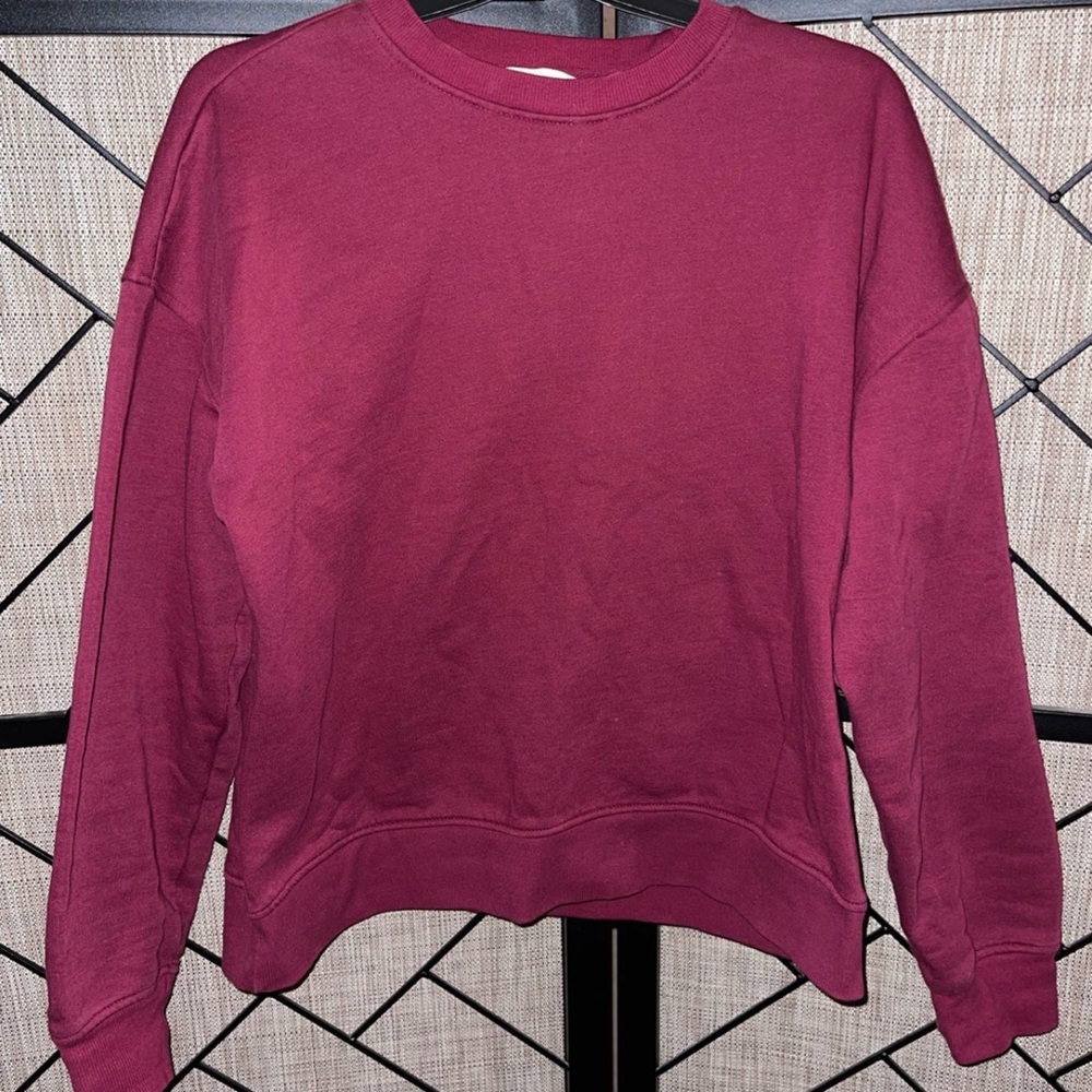 Burgundy Crew Neck